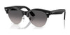 Ray-Ban CLUBMASTER WAY RB2341 Sunglasses / Black On Silver №1354M3 / Grey Gradient (Polarized) (2P 18.01%) / Size 51