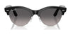 Ray-Ban CLUBMASTER WAY RB2341 Sunglasses / Black On Gold №901/31 / Green (3N 13.2%) / Size 54