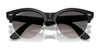Ray-Ban CLUBMASTER WAY RB2341 Sunglasses / Black On Gold №901/31 / Green (3N 13.2%) / Size 54