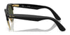 Ray-Ban CLUBMASTER WAY RB2341 Sunglasses / Black On Gold №901/31 / Green (3N 13.2%) / Size 54