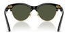 Ray-Ban CLUBMASTER WAY RB2341 Sunglasses / Black On Gold №901/31 / Green (3N 13.2%) / Size 54