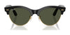 Ray-Ban CLUBMASTER WAY RB2341 Sunglasses / Black On Gold №901/31 / Green (3N 13.2%) / Size 54