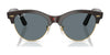Ray-Ban CLUBMASTER WAY RB2341 Sunglasses / Black On Gold №901/31 / Green (3N 13.2%) / Size 54