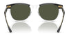 Ray-Ban EAGLEEYE RB2398 Sunglasses / Black On Transparent №129431 / Green (3N 13.2%) / Size 53