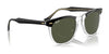 Ray-Ban EAGLEEYE RB2398 Sunglasses / Black On Transparent №129431 / Green (3N 13.2%) / Size 53
