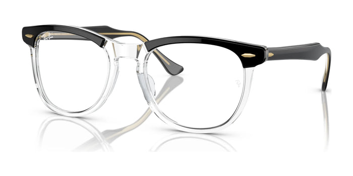 Ray-Ban EAGLEEYE RB2398 Eyeglasses / Black On Transparent №1294GJ / Clear / Green (Photochromic) (3F 13.44%) / Size 53