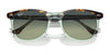 Ray-Ban EAGLEEYE RB2398 Sunglasses / Black On Transparent №129431 / Green (3N 13.2%) / Size 53