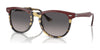 Ray-Ban EAGLEEYE RB2398 Sunglasses / Bordeaux On Yellow Havana №1377M3 / Grey (Polarized) (2P 18.01%) / Size 53