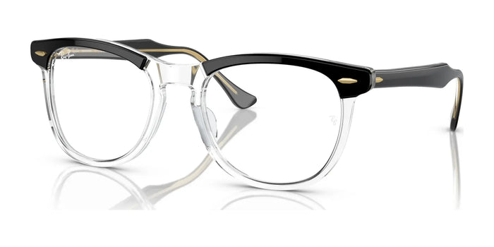 Ray-Ban EAGLEEYE RB2398F Eyeglasses | Size 53 / Black On Transparent №1294GJ / Clear / Green (Photochromic) (3F 13.44%)
