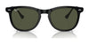 Ray-Ban EAGLEEYE RB2398F Sunglasses | Size 53 / Black №901/31 / Green (3N 13.2%)