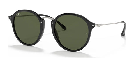 Ray-Ban ROUND RB2447 Sunglasses Black / G-15 Green