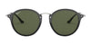 Ray-Ban ROUND RB2447F Sunglasses | Size 52 / Black №901/58 / G-15 Green (Polarized) (3P 11%)