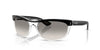 Ray-Ban BALORAMA RB2489 Sunglasses | Size 62 / Black On Transparent №129432 / Clear Gradient Grey (2N 33.3%)