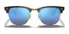 Ray-Ban CLUBMASTER RB3016 Sunglasses / Black №1305B1 / Dark Grey (3N 12%) / Size 49
