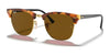 Ray-Ban CLUBMASTER RB3016 Sunglasses / Brown Havana №1160 / B-15 Brown (3N 14.6%) / Size 49