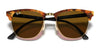 Ray-Ban CLUBMASTER RB3016 Sunglasses / Black №1305B1 / Dark Grey (3N 12%) / Size 49