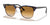Ray-Ban CLUBMASTER RB3016 Sunglasses / Brown & Blue №125651