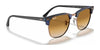 Ray-Ban CLUBMASTER RB3016 Sunglasses / Black №1305B1 / Dark Grey (3N 12%) / Size 49