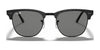 Ray-Ban CLUBMASTER RB3016 Sunglasses / Black №1305B1 / Dark Grey (3N 12%) / Size 49