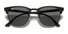 Ray-Ban CLUBMASTER RB3016 Sunglasses / Black №1305B1 / Dark Grey (3N 12%) / Size 49