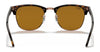 Ray-Ban CLUBMASTER RB3016 Sunglasses / Black №1305B1 / Dark Grey (3N 12%) / Size 49