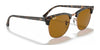 Ray-Ban CLUBMASTER RB3016 Sunglasses / Black №1305B1 / Dark Grey (3N 12%) / Size 49