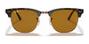 Ray-Ban CLUBMASTER RB3016 Sunglasses / Black №1305B1 / Dark Grey (3N 12%) / Size 49