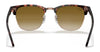 Ray-Ban CLUBMASTER RB3016 Sunglasses / Black №1305B1 / Dark Grey (3N 12%) / Size 49