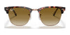 Ray-Ban CLUBMASTER RB3016 Sunglasses / Black №1305B1 / Dark Grey (3N 12%) / Size 49