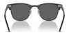 Ray-Ban CLUBMASTER RB3016 Sunglasses / Black №1305B1 / Dark Grey (3N 12%) / Size 49