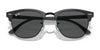Ray-Ban CLUBMASTER RB3016 Sunglasses / Black №1305B1 / Dark Grey (3N 12%) / Size 49