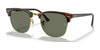 Ray-Ban CLUBMASTER RB3016 Sunglasses / Tortoise On Gold №990/58 / G-15 Green (Polarized) (3P 11%) / Size 49