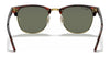 Ray-Ban CLUBMASTER RB3016 Sunglasses / Black №1305B1 / Dark Grey (3N 12%) / Size 49