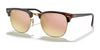 Ray-Ban CLUBMASTER RB3016 Sunglasses / Red Havana №990/7O / Copper Flash (3N 15%) / Size 49