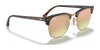 Ray-Ban CLUBMASTER RB3016 Sunglasses / Black №1305B1 / Dark Grey (3N 12%) / Size 49