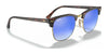 Ray-Ban CLUBMASTER RB3016 Sunglasses / Black №1305B1 / Dark Grey (3N 12%) / Size 49