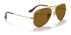 Ray-Ban AVIATOR LARGE METAL RB3025 Sunglasses | Size 62 / Arista Gold №9278R5 / Blue (3N 10.7%)