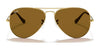 Ray-Ban AVIATOR LARGE METAL RB3025 Sunglasses | Size 62 / Arista Gold №9278R5 / Blue (3N 10.7%)