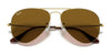 Ray-Ban AVIATOR LARGE METAL RB3025 Sunglasses | Size 62 / Arista Gold №9278R5 / Blue (3N 10.7%)