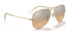 Ray-Ban AVIATOR LARGE METAL RB3025 Sunglasses | Size 62 / Arista Gold №9278R5 / Blue (3N 10.7%)