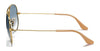 Ray-Ban AVIATOR LARGE METAL RB3025 Sunglasses | Size 62 / Arista Gold №9278R5 / Blue (3N 10.7%)