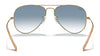 Ray-Ban AVIATOR LARGE METAL RB3025 Sunglasses | Size 62 / Arista Gold №9278R5 / Blue (3N 10.7%)