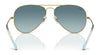 Ray-Ban AVIATOR LARGE METAL RB3025 Sunglasses | Size 62 / Arista Gold №9278R5 / Blue (3N 10.7%)
