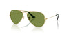 Ray-Ban AVIATOR LARGE METAL RB3025 Sunglasses | Size 62 / Arista Gold №001/4E / Green (2N 29.0%)