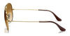 Ray-Ban AVIATOR LARGE METAL RB3025 Sunglasses | Size 62 / Arista Gold №9278R5 / Blue (3N 10.7%)