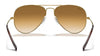 Ray-Ban AVIATOR LARGE METAL RB3025 Sunglasses | Size 62 / Arista Gold №9278R5 / Blue (3N 10.7%)