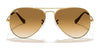 Ray-Ban AVIATOR LARGE METAL RB3025 Sunglasses | Size 62 / Arista Gold №9278R5 / Blue (3N 10.7%)