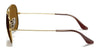 Ray-Ban AVIATOR LARGE METAL RB3025 Sunglasses | Size 62 / Arista Gold №9278R5 / Blue (3N 10.7%)