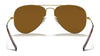 Ray-Ban AVIATOR LARGE METAL RB3025 Sunglasses | Size 62 / Arista Gold №9278R5 / Blue (3N 10.7%)
