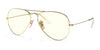 Ray-Ban AVIATOR LARGE METAL RB3025 Sunglasses | Size 62 / Arista Gold №001/5F / Clear Grey (Photochromic) (2F 34.53%)